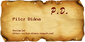 Pilcz Diána névjegykártya